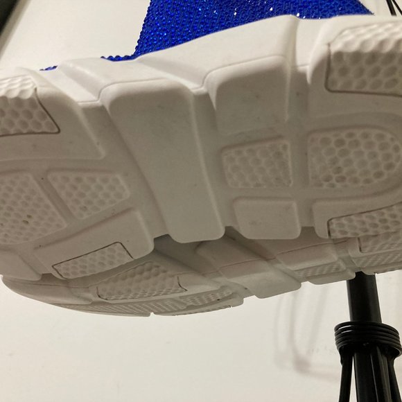 Shoes Shirleys Collection Royal Blue Sequin Spandex Knee High Poshmark